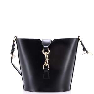 Gucci Jackie Web Bucket Bag Leather #253185G11B